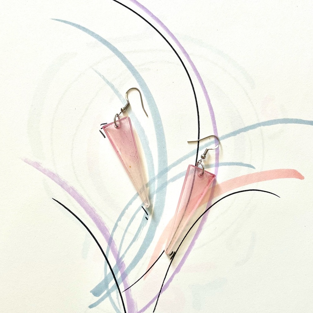 Shimmering Ice earring set